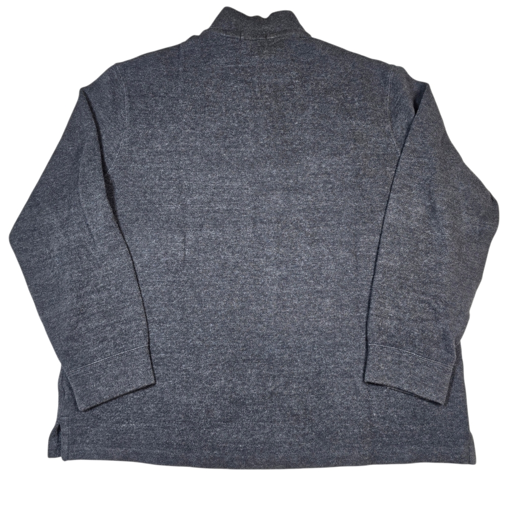 Polo Ralph Lauren Men's Gray Knit 1/4 Zip Mock Neck Long Sleeve Sweater Size XL - Picture 7 of 9
